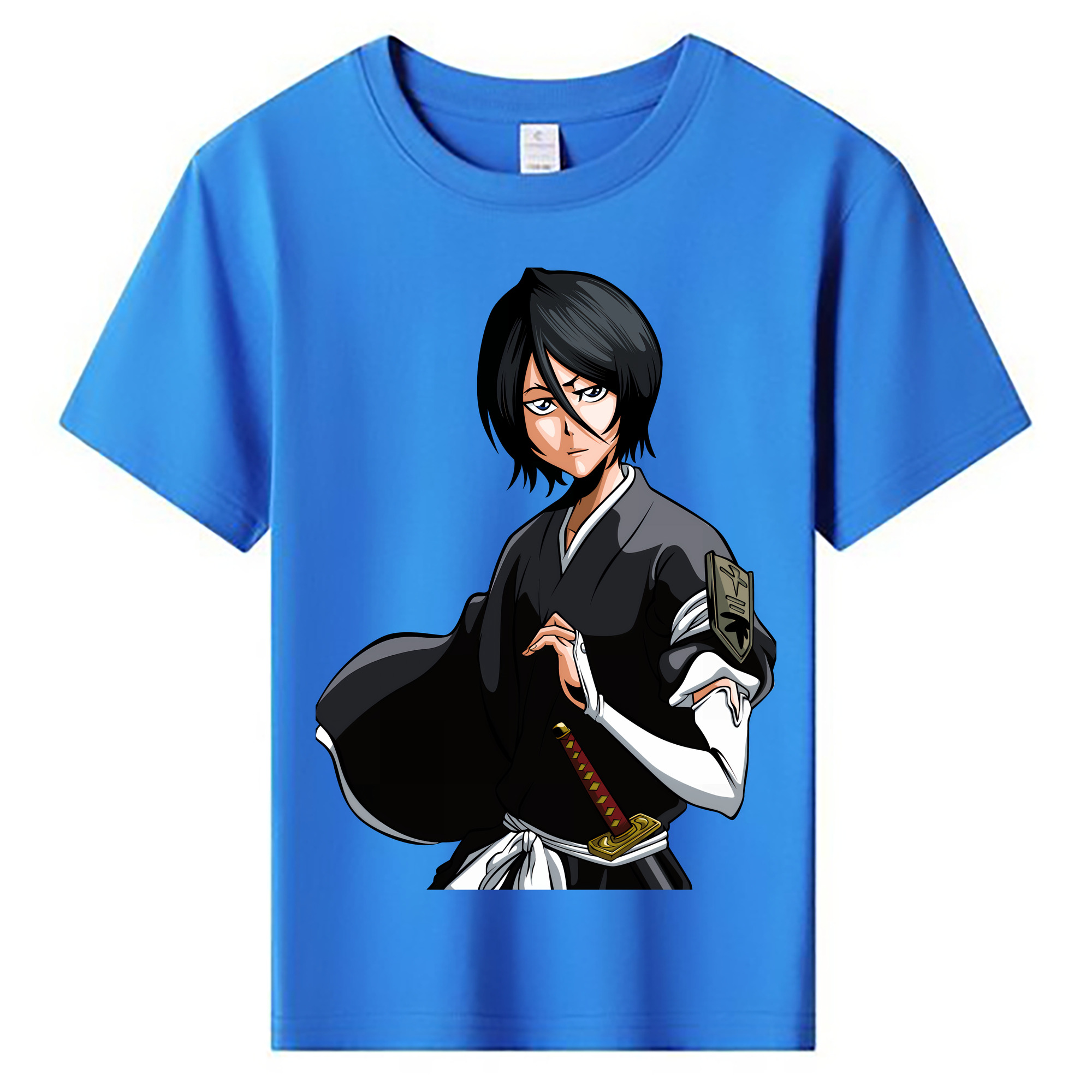 （画像用） ブリーチ 朽木ルキア BLEACH Kuchiki Rukia 綿100％キッズTシャツ（フロントプリント）